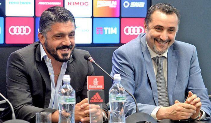 Il Milan riparte da Gattuso, Mirabelli: "Rino è un patrimonio mondiale"