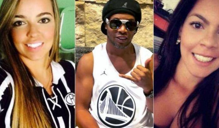 Ronaldinho due volte sposo: annunciato il matrimonio con le fidanzate Priscilla e Beatriz