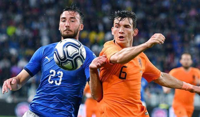 Italia - Olanda 1 a 1: Ake beffa gli azzurri a 2' dal termine