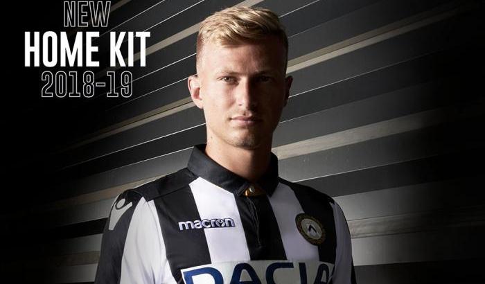 Udinese, la Macron svela la maglia "Home"