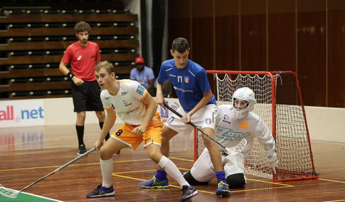 Floorball, nella terza giornata larga sconfitta per l'Under19 contro l'Olanda per 11-1