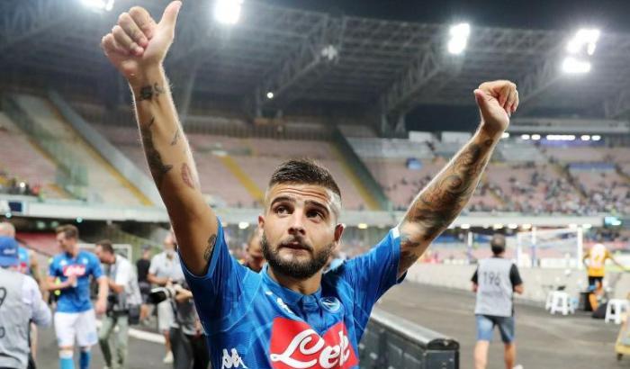 Il Napoli soffre e poi Insigne regala la vittoria contro un'ottima Fiorentina