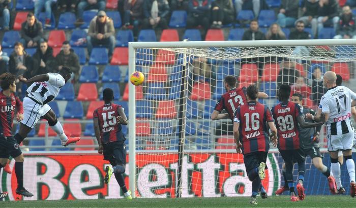 Bologna-Udinese 1-1: sorpresa Baldursson;  Okaka e De Paul sontuosi