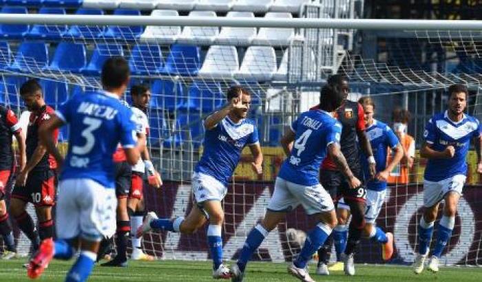 Brescia-Genoa: 2-2 al Rigamonti nello scontro salvezza