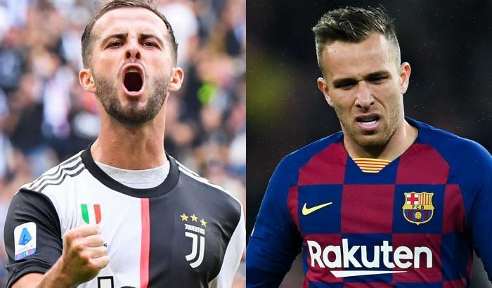 Juventus e Barcellona ufficializzano lo scambio Arthur-Pjanic