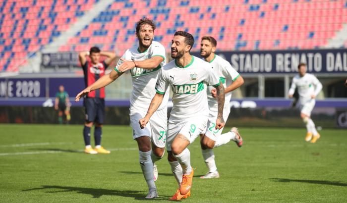 I risultati in Serie A: un pazzo Sassuolo è secondo, la Fiorentina si fa rimontare