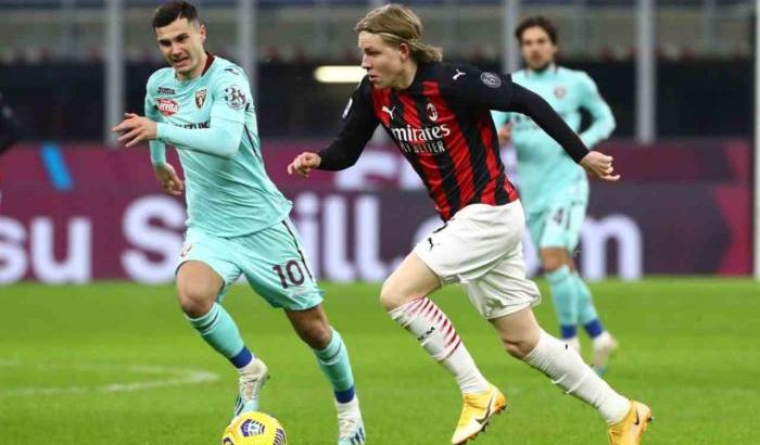 I rigori sbloccano la partita, Il Milan passa il turno e va ai quarti