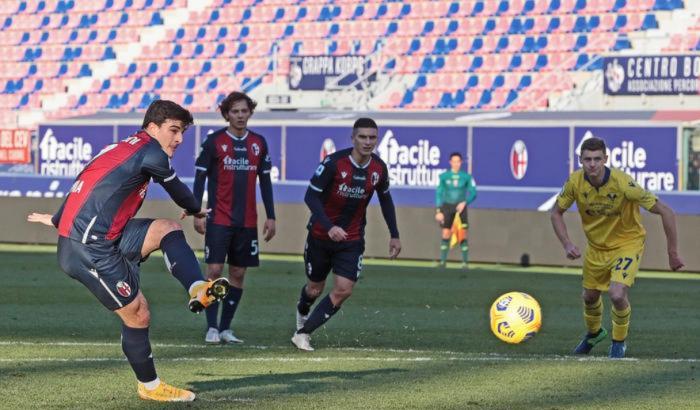 Orsolini stende l’Hellas Verona e regala la vittoria al Bologna