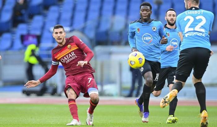 Succede l’incredibile all’Olimpico: Pellegrini salva la Roma al 91’. Finisce 4-3