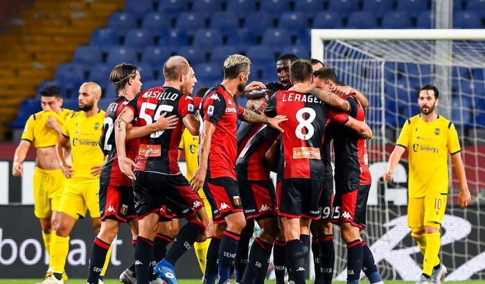 Il Genoa pareggia al fotofinish con il Verona per 2-2