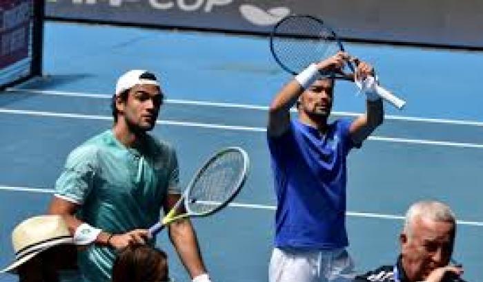 L’Italia batte la Francia e conquista la semifinale dell’Atp Cup