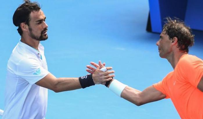 Giornata no per gli azzurri agli Australian Open: Fognini eliminato e Berrettini ritirato