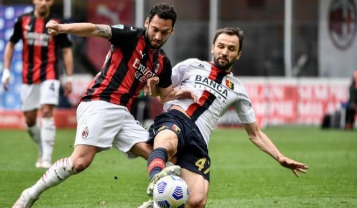 Il Milan prosegue la corsa Champions: Genoa battuto 2-1 a San Siro