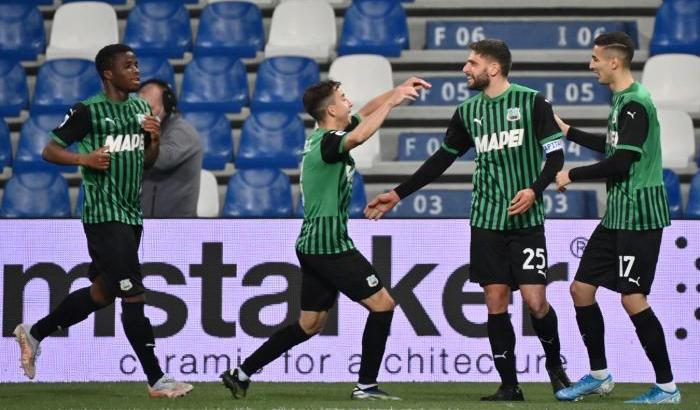 Berardi-gol e il Sassuolo batte la Sampdoria: al Mapei Stadium l'anticipo finisce 1-0