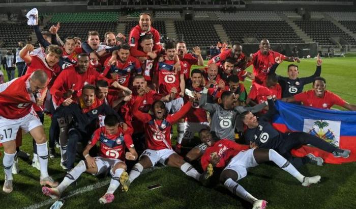 Festa Lille campione di Francia, battuto il Psg nella volata finale