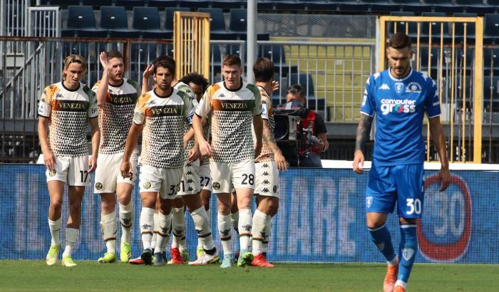 Va al Venezia lo scontro tra neopromosse: a Empoli finisce 1-2