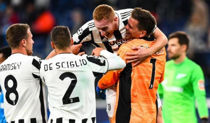 La Juventus trova lo Zenit tra il traversone di De Sciglio e l'incornata di Kulusevski: 1-0 in Russia